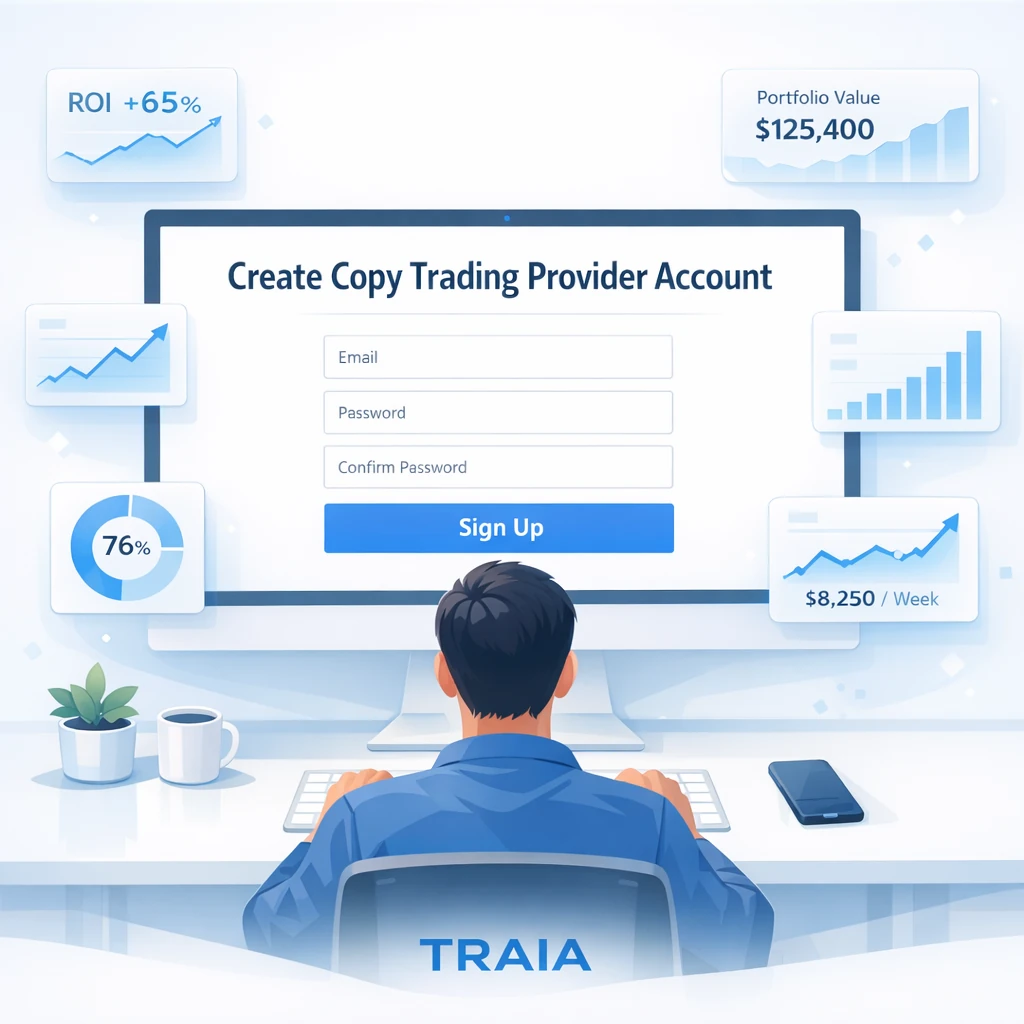Copy Trade Provider on Traia: How to Create Your Account