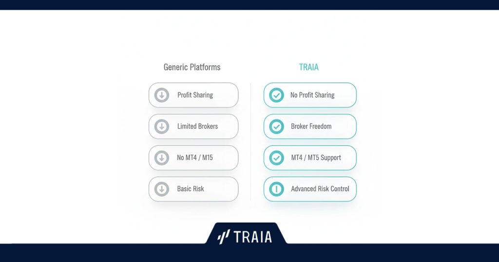 مقایسه کپی تریدینگ در ترایا باروش‌های سنتی معامله‌گری